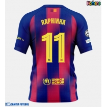 Camisa de Futebol Barcelona Raphinha Belloli #11 Equipamento Principal 2025-26 Manga Curta
